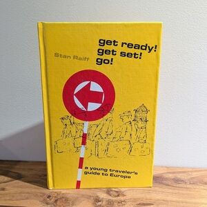 Vintage 1970 European Travel Book | Get Ready! Get Set! Go! | Stan Raiff